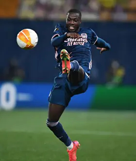 Villarreal V Arsenal 2020-21 Prints: Behind Closed Doors: Arsenal's Nicolas Pepe Faces Villarreal in UEFA Europa League Semi-Final (2020-21)