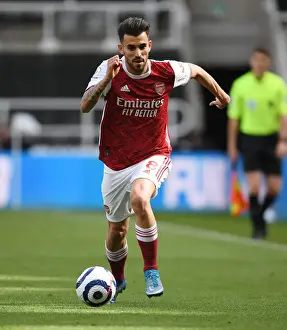 Newcastle United V Arsenal 2020-21 Prints: Behind Closed Doors: Dani Ceballos in Action for Arsenal vs Newcastle United (2021)