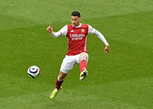 Newcastle United V Arsenal 2020-21 Prints: Behind Closed Doors: Gabriel Martinelli in Action for Arsenal against Newcastle United (Newcastle v Arsenal)