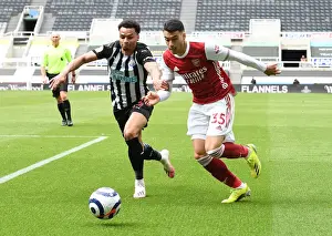 Newcastle United V Arsenal 2020-21 Prints: Behind Closed Doors: Martinelli vs