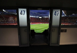 Arsenal V Monaco 2104/15 Prints: Club Level. Arsenal 1: 3 AS Monaco. UEFA Champions League. Emirates Stadium, 25 / 2 / 15