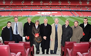 Club level VIP Guests. Arsenal 2: 2 Barcelona. UEFA Champions League. Quarter Final