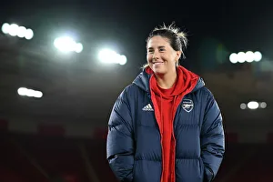 Southampton Women V Arsenal Women - Conti Cup 2023-24 Prints: Conti Cup 2023-24: Arsenal Women's Pre-Match Inspection at Southampton Women's Stadium