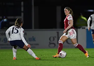 Conti Cup: Arsenal Women vs. Tottenham Hotspur Women in Empty Stands