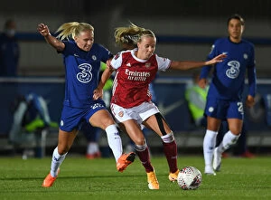 Images Dated 7th October 2020: Continental Cup Clash: Beth Mead vs Jonna Andersson - Chelsea Women vs Arsenal Women