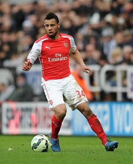 Images Dated 25th February 2009: Coquelin in Action: Arsenal vs. Newcastle United, Premier League 2014-2015