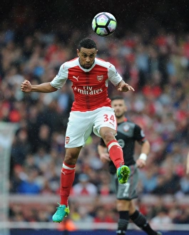 Arsenal V Southampton 2016-17 Prints: Coquelin in Action: Arsenal vs. Southampton (2016-17)