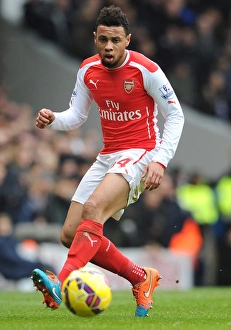 Tottenham Hotspur V Arsenal 2014-15 Prints: Coquelin in Action: Arsenal vs. Tottenham, Premier League 2014-15