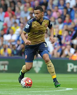 Crystal Palace V Arsenal 2015-16 Prints: Coquelin in Action: Arsenal's Midfield Maestro Shines Against Crystal Palace in Premier League 2015-16