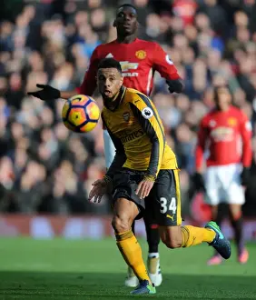 Manchester United V Arsenal 2016-17 Prints: Coquelin at Old Trafford: Arsenal vs Manchester United, Premier League 2016-17