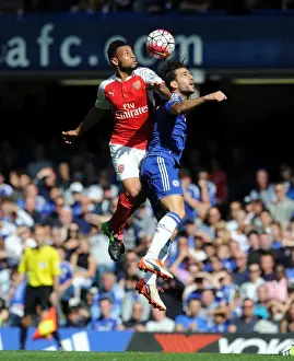 Chelsea V Arsenal 2015-16 Prints: Coquelin vs. Fabregas: A Battle for London Derby Supremacy