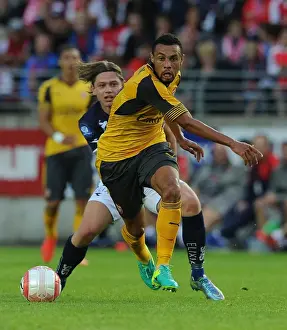 Viking FK V Arsenal 2016-17 Prints: Coquelin vs Ryerston: A Battle on the Football Field - Viking FK vs Arsenal Pre-Season Clash