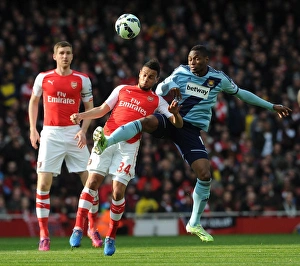 Coquelin vs. Sakho: Heading for Victory - Arsenal vs. West Ham United, Premier League