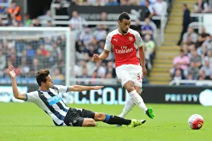 Newcastle United V Arsenal 2015-16 Prints: Coquelin vs Thauvin: A Premier League Showdown at Newcastle United (2015-16)