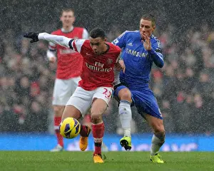 Chelsea V Arsenal 2012-13 Prints: Coquelin vs. Torres: A Premier League Battle at Stamford Bridge (2012-13)