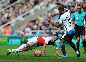 Newcastle United V Arsenal 2015-16 Prints: Coquelin's Brilliant Midfield Performance: Arsenal vs