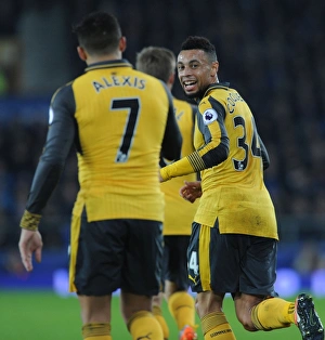 Coquelin's Goal: Everton vs Arsenal, Premier League 2016-17