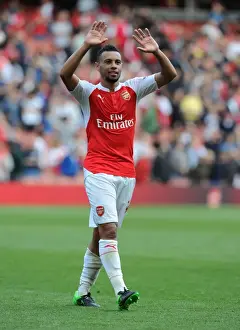 Arsenal V Stoke City 2015-16 Prints: Coquelin's Triumph: Arsenal's Midfield Victor after Stoke City Clash