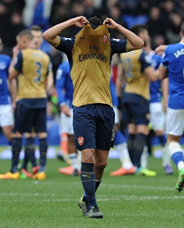 Everton V Arsenal 2015-16 Prints: Coquelin's Unyielding Spirit: Everton vs Arsenal, Premier League 2015-16