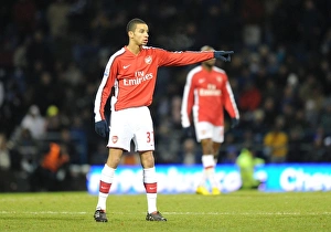 Portsmouth V Arsenal 2009-10 Prints: Craig Eastmond (Arsenal). Portsmouth 1: 4 Arsenal, Barclays Premier League