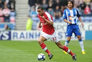Images Dated 18th April 2010: Craig Eastmond (Arsenal). Wigan Athletic 3: 2 Arsenal, FA Barclays Premier League