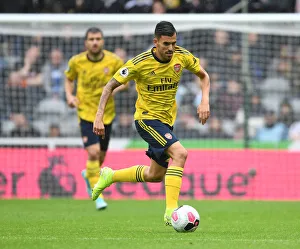 Newcastle United V Arsenal 2019-20 Prints: Dani Ceballos in Action: Arsenal vs. Newcastle United, Premier League 2019-20
