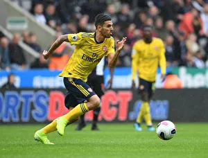 Newcastle United V Arsenal 2019-20 Prints: Dani Ceballos in Action: Arsenal vs. Newcastle United - Premier League 2019-20