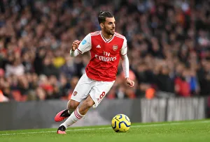 Arsenal V Newcastle United 2019-20 Prints: Dani Ceballos in Action: Arsenal vs. Newcastle United, Premier League 2019-2020