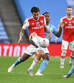 Dani Ceballos in Action: Arsenal vs Manchester City - FA Cup Semi-Final