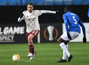 Molde FK V Arsenal 2020-21 Prints: Dani Ceballos in Action: Arsenal's Europa League Clash vs Molde FK, Norway (2020-21)