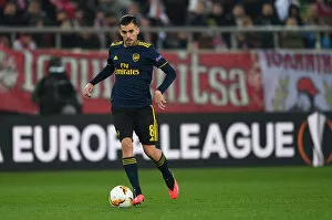 Images Dated 20th February 2020: Dani Ceballos in Action: Olympiacos vs. Arsenal, UEFA Europa League Round of 32 First Leg