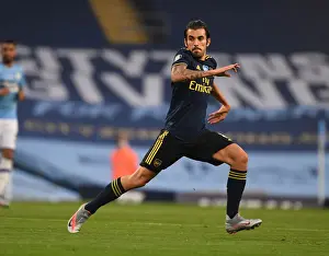 Manchester City V Arsenal 2019-20 Prints: Dani Ceballos of Arsenal Faces Manchester City in Premier League Showdown (2019-20)