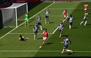 Dani Ceballos Chases Down Loose Ball: Brighton & Hove Albion vs. Arsenal FC, Premier League 2019-2020