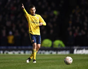 Portsmouth v Arsenal FA Cup 5th Rd 2020 Collection: Dani Ceballos at FA Cup Match: Portsmouth vs Arsenal (2020)