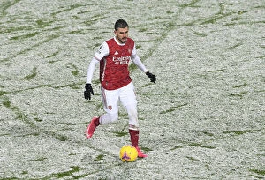 Images Dated 3rd January 2021: Dani Ceballos Midfield Brilliance: Arsenal Secures Premier League Victory vs. West Bromwich Albion