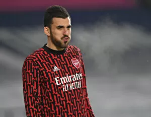 Images Dated 2nd January 2021: Dani Ceballos Ready: Arsenal Prepares for West Bromwich Albion (2020-21 Premier League)