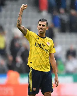 Newcastle United V Arsenal 2019-20 Prints: Dani Ceballos Salutes Arsenal Fans: Newcastle United vs Arsenal FC, Premier League 2019-20