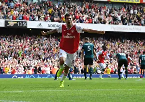 Arsenal V Burnley 2019-20 Prints: Dani Ceballos Scores and Celebrates His Second Stunner for Arsenal Against Burnley (2019-20 Premier League)