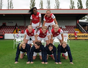 Arsenal Ladies v Bobruichanka 2011-12 Collection: Daniell Carter, Kim Little, Jordan Nobbs, Ellen White, Steph Houghton, Emma Bynre