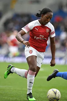 Danielle Carter in Action: Arsenal Women vs. Brighton & Hove Albion Women, FA WSL