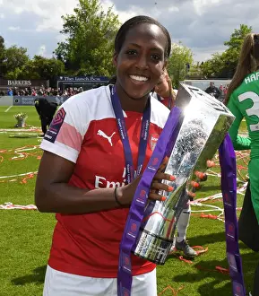 Danielle Carter Lifts WSL Trophy After Arsenal Women's Victory Over Manchester City Women
