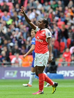 Arsenal Ladies V Chelsea Ladies - FA Cup Final 2016 Prints: Danielle Carter Scores the Winning Goal: Arsenal Ladies Clinch FA Cup Title Against Chelsea Ladies (2016)