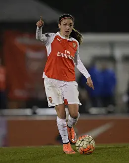 Arsenal Ladies V Reading FC Women 23rd March 2016 Prints: Danielle van de Donk: In Action for Arsenal Ladies Against Reading FC Women, WSL 1 (2016)