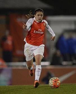 Images Dated 23rd March 2016: Danielle van de Donk in Action: Arsenal Ladies vs. Reading FC Women