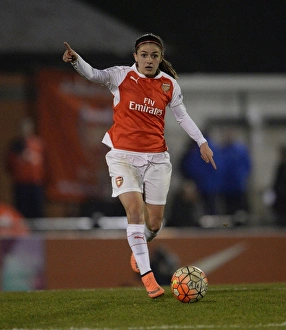 Danielle van de Donk in Action for Arsenal Ladies vs. Reading FC Women, WSL 1 (March 2016)