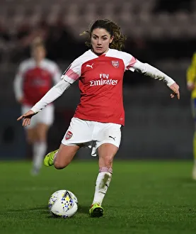 Arsenal Women V Birmingham City Women - WSL Continental Cup 2018-19 Prints: Danielle van de Donk in Action for Arsenal Women vs Birmingham City Women - WSL Continental Tyres Cup