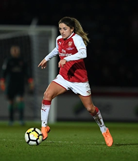 Danielle van de Donk in Action: Arsenal Women vs Manchester City Ladies - Continental Cup Final