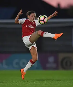 Arsenal Women V Reading Women 2017-18 Prints: Danielle van de Donk in Action for Arsenal Women vs Reading Ladies