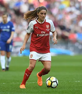 Arsenal Women V Chelsea Ladies - FA Cup Final 2018 Prints: Danielle van Donk in Action at the FA Cup Final: Arsenal Women vs. Chelsea Ladies