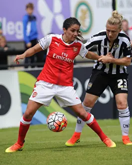 Danielle van de Donk (Arsenal Ladies) Laura Bassett (Notts County). Arsenal Ladies 2